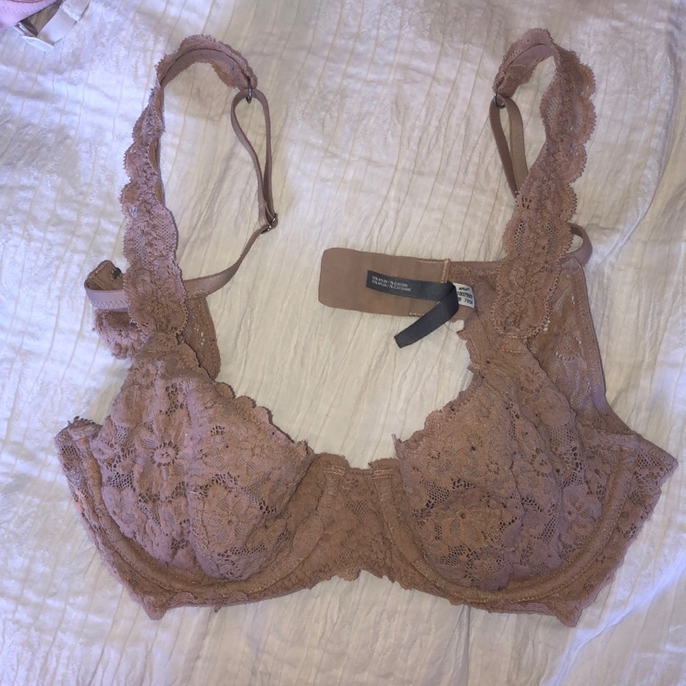 Aerie nude lace bralette 34B